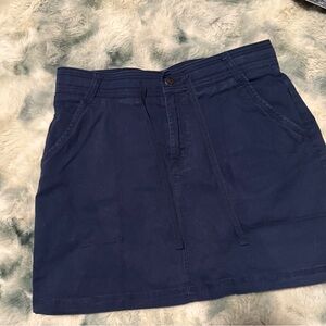 Ocean+Coast Navy Blue mini skirt